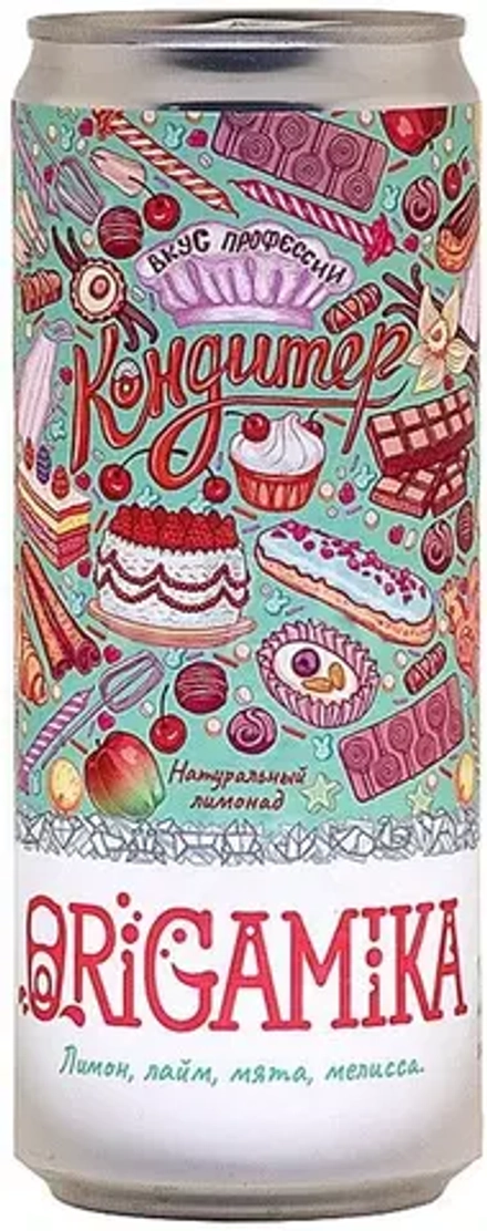 Газированный напиток Оригамика Кондитер / Origamika Konditer 0.33 - банка
