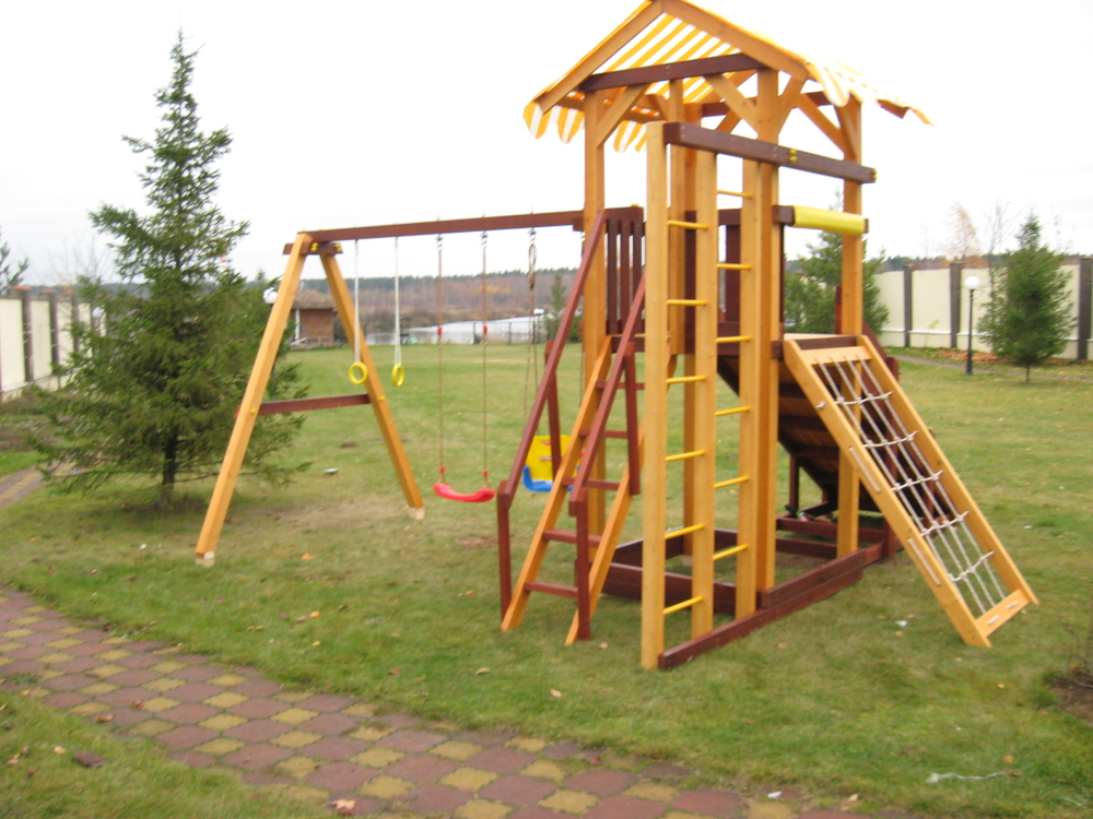 Деревянная детская площадка Савушка "4 сезона" - 4