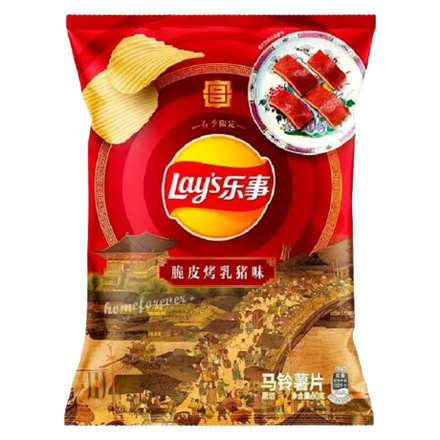 Чипсы Lay's со вкусом жаренной хрустящей свинины