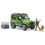 Внедорожник  Land Rover Defender с фигуркой и собакой