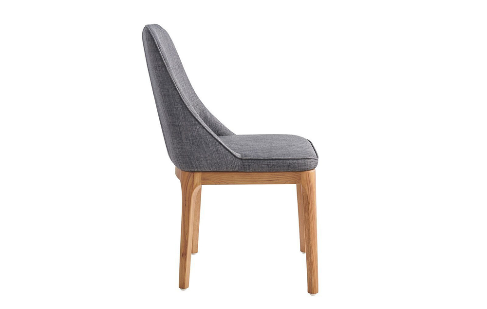 Стул Y1711A серый JX215-29/орех WK-70