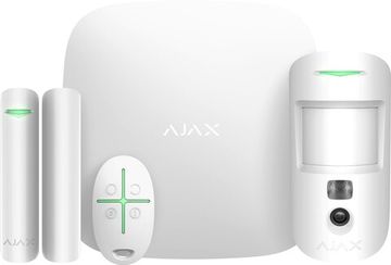 Комплект охоронної сигналізації Ajax StarterKit Cam White (000016461)