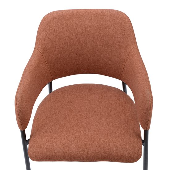 Стул wendy, рогожка, терракота