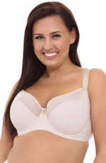 Однотонный бюстгальтер на косточках с мягкой чашкой plus size (Размер: 65M) (Цвет: черный)