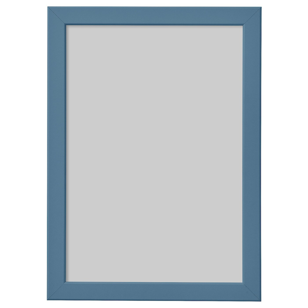 IKEA FISKBO  (ИКЕА ФИСКБО)  -  Рамка, темно-серо-голубая, 21x30 см