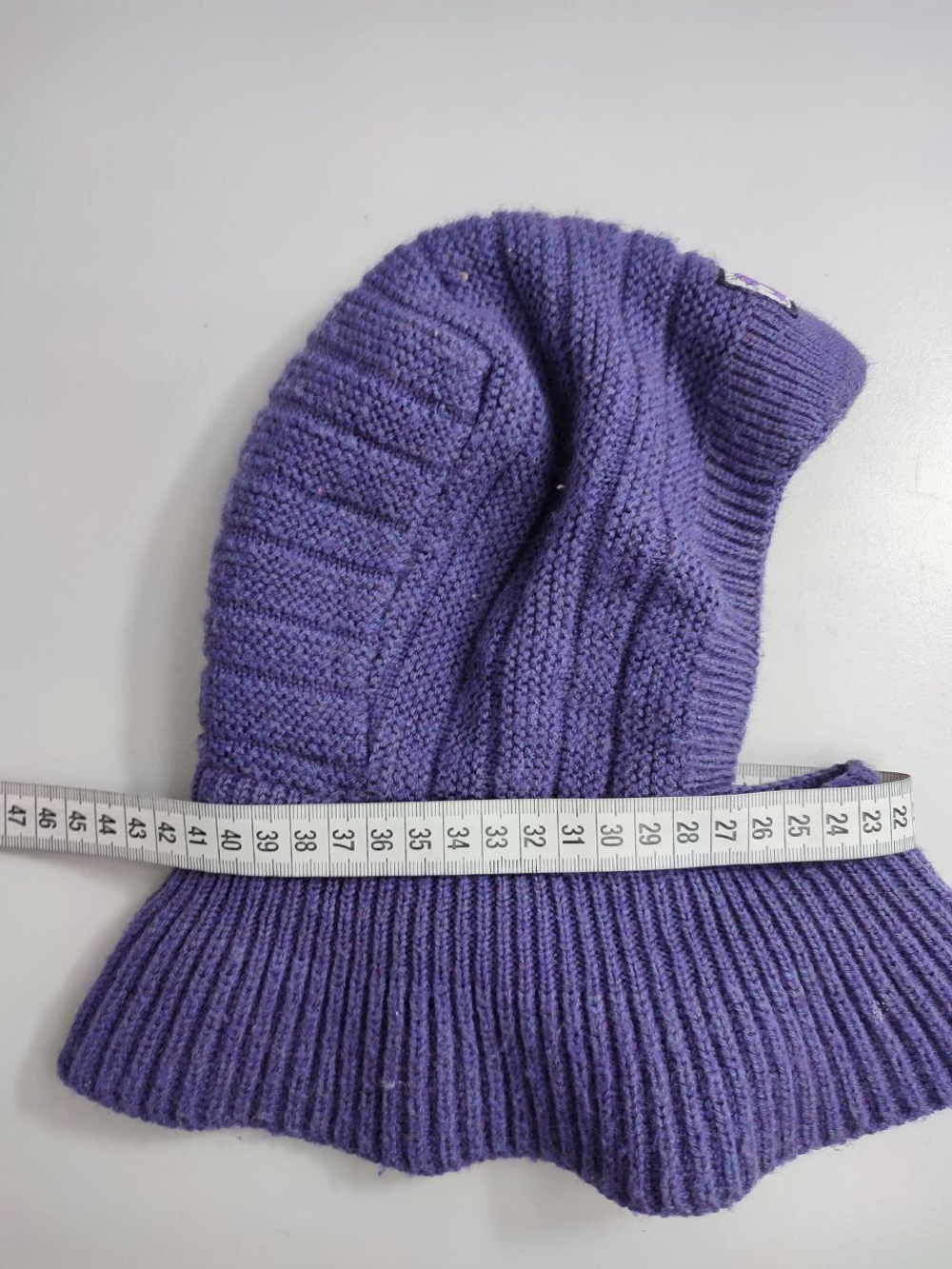 Шлем вязаный