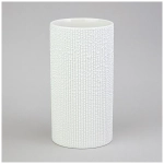 Ваза 12*12*23см коллекция капли дождя цвет белый