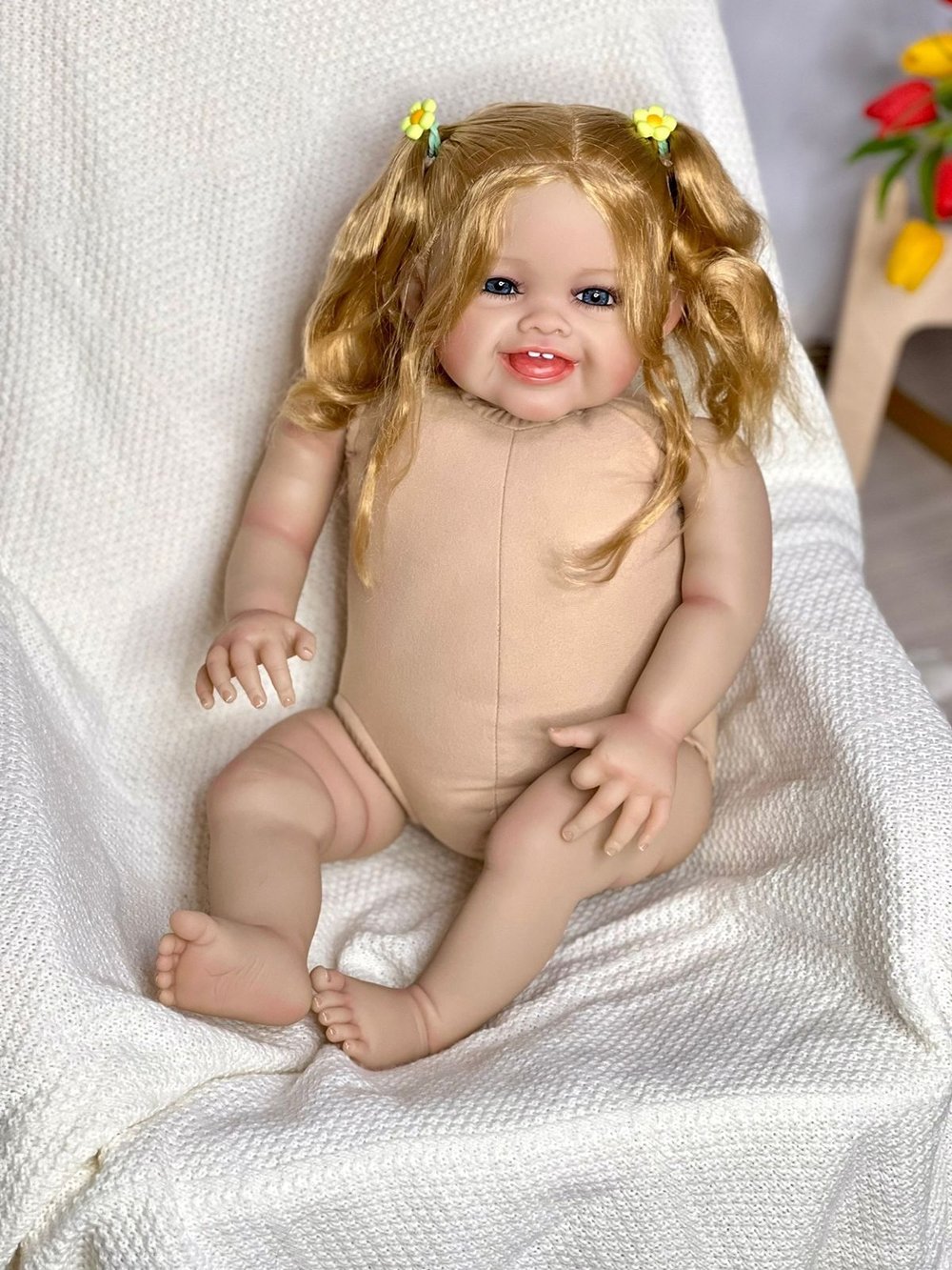 Кукла Реборн мягконабивная 60см (FA-967)