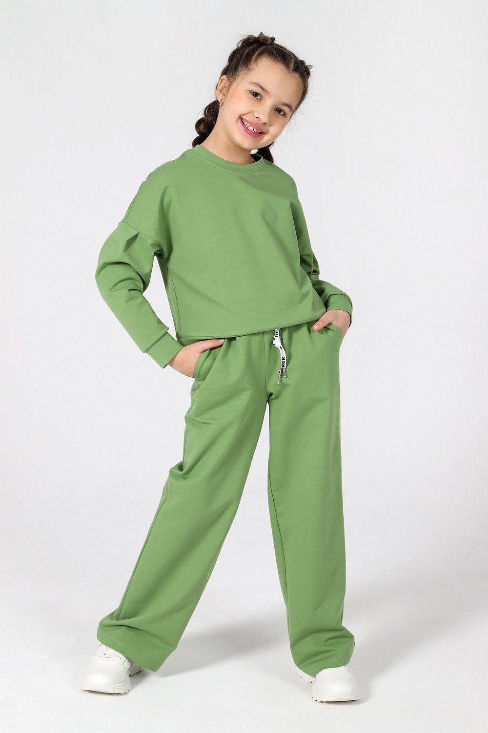 Костюм для девочки Ирма-1 Виотекс ЗЕЛЁНЫЙ