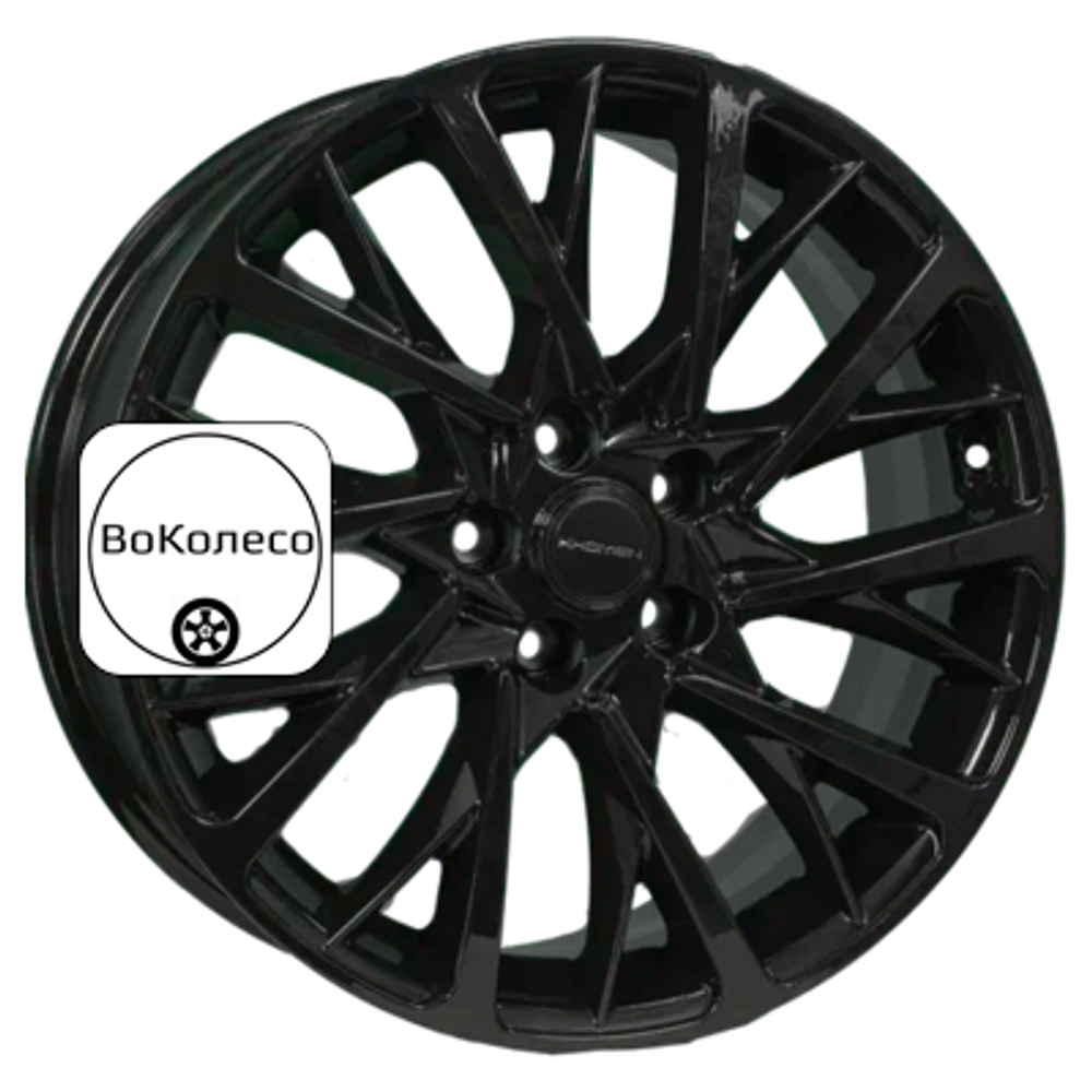 7,5x18/5x108 ET47 D60,1 KHW1804 (Chery Tiggo 8/8 Pro) Black Khomen Wheels