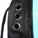 Рюкзак - переноска для животных «ЛЮБИМЫЙ БРО», цвет голубой, 30*29*42см/до 12кг (Пакет и Лейбл)