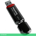 USB Flash-накопитель A-Data AUV150-64G-RBK 64GB