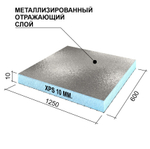 Панель теплоизоляционная Ruspanel RPG Foil 1250х600х10 мм