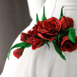 цветы из ткани