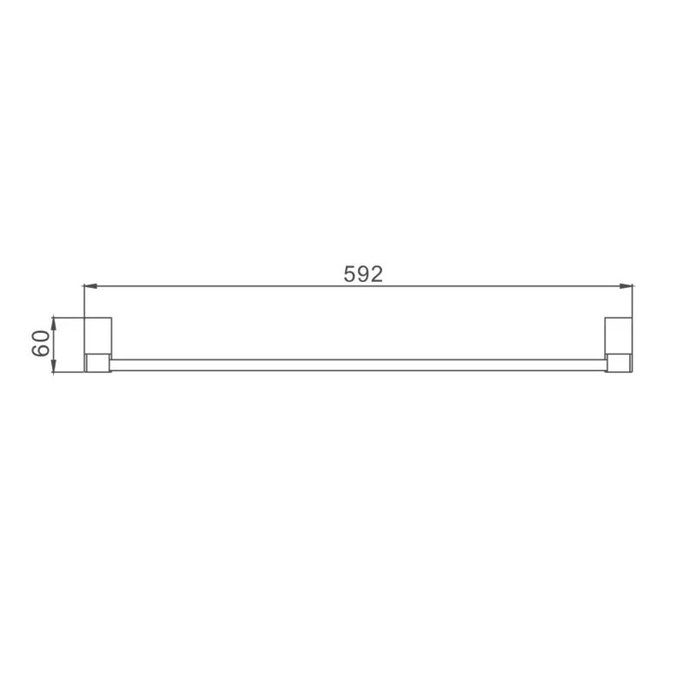 Держатель для полотенец двойной Haiba HB8809