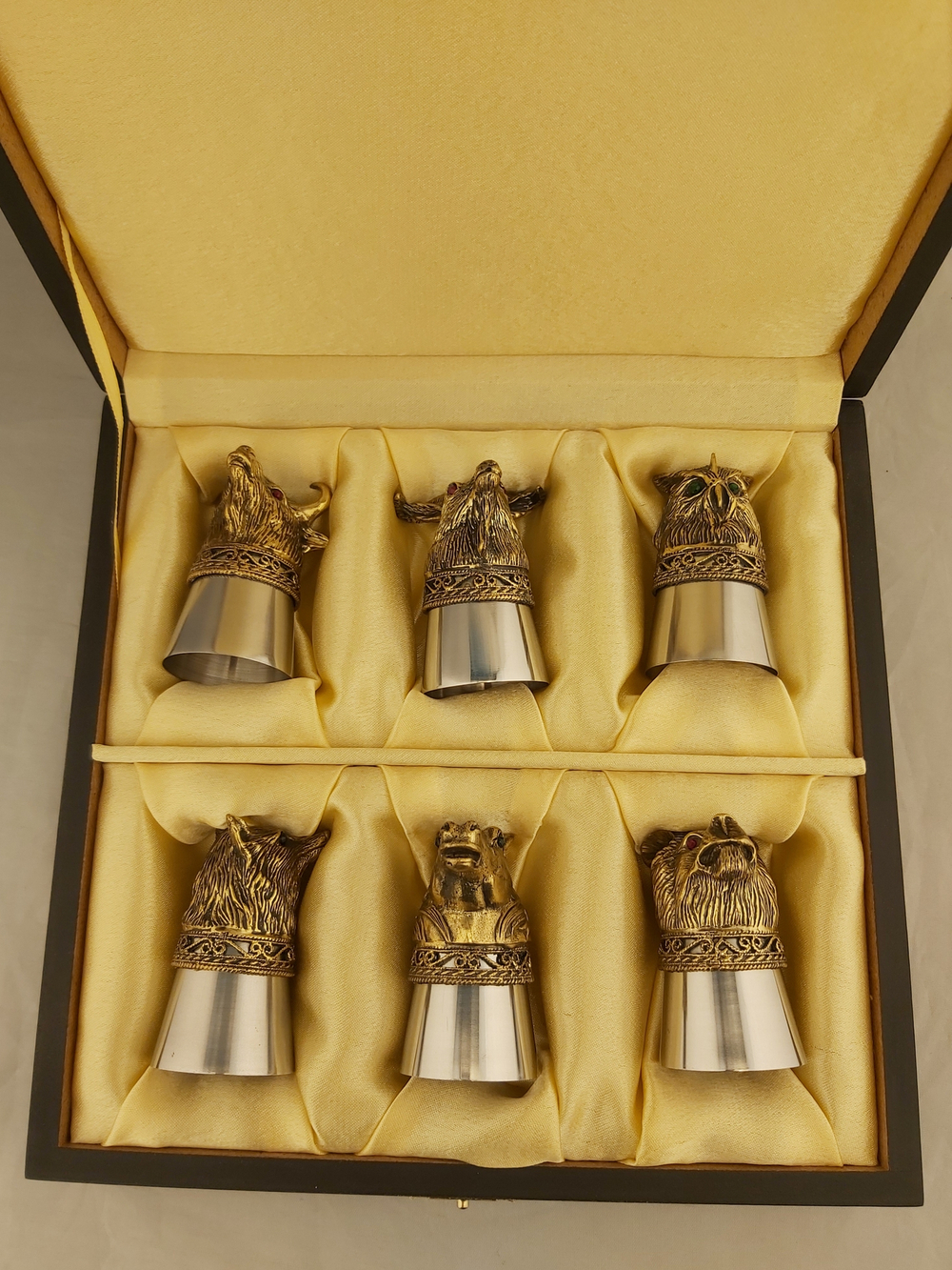 Стопки-перевертыши "Звери" №10, в наборе 6 шт.