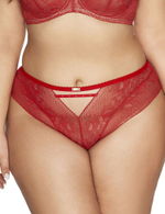 Трусы бразилиана Ava CROWN 2128 brazilian Red