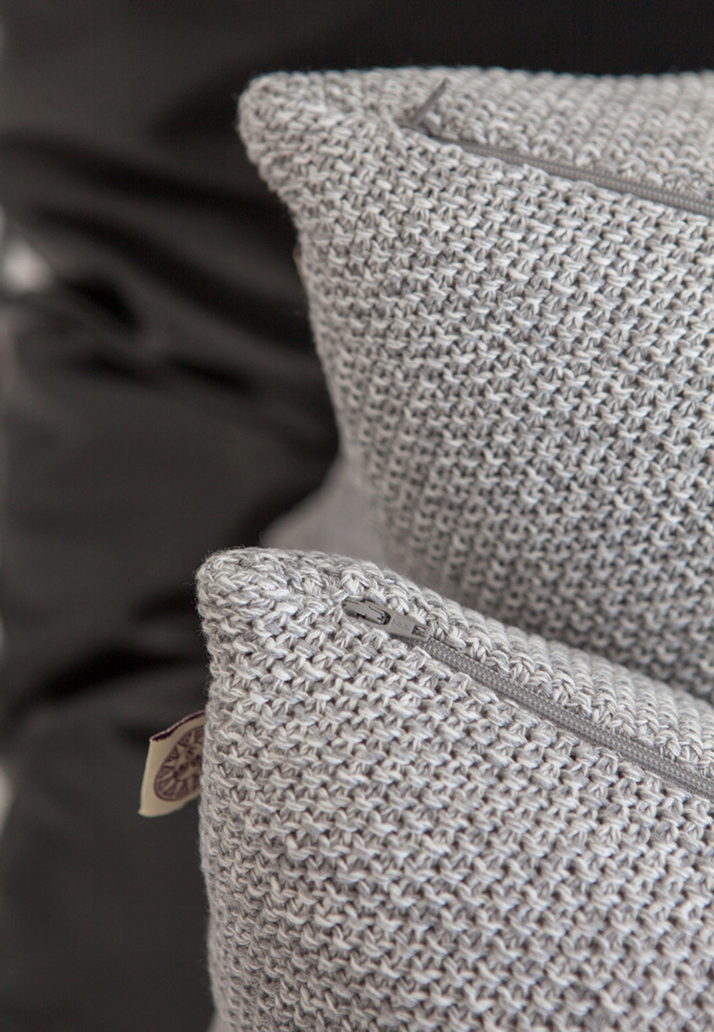 Наволочка декоративная 40x40 Luxberry Lux 65 серый меланж