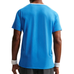Мужская теннисная футболка Nike Court Advantage Dri-Fit Tennis - light photo blue/hydrogen blue/white