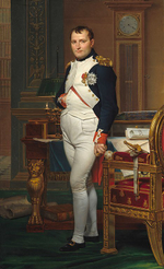 Император Наполеон в своем кабинете в Тюильри, Давид Жак Луи, картина для интерьера (репродукция) Настене.рф