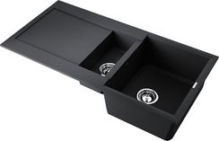 Кухонная мойка OMOIKIRI Sakaime 100-2-BL Tetogranit/черный
