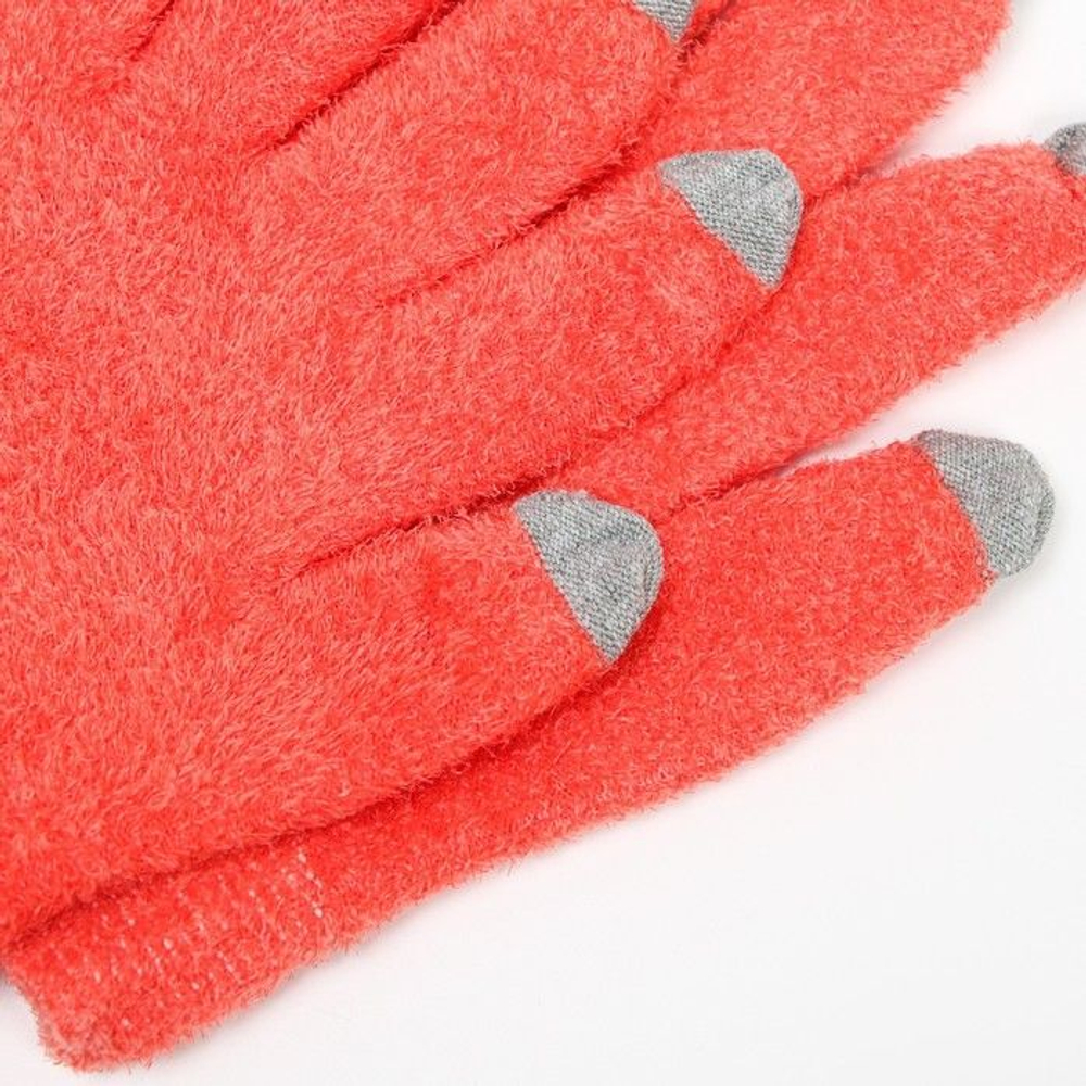 Коралловые SPA-перчатки на основе натуральных масел (Цвет: коралловый)