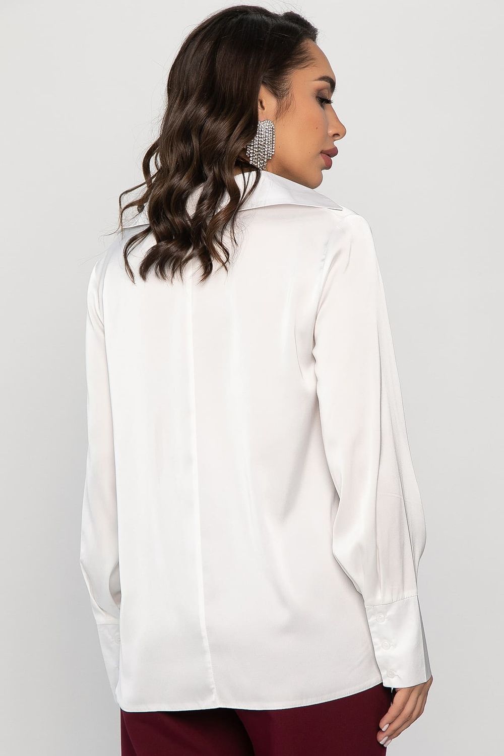 Блуза Шелковая сказка (белая) Б14380-33М LT Collection
