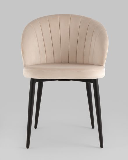 Стул Lastura велюр молочный