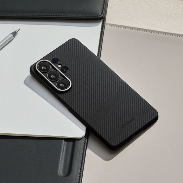 Чехол Pitaka Edge Case для Samsung S26 Ultra, Черный | Twill
