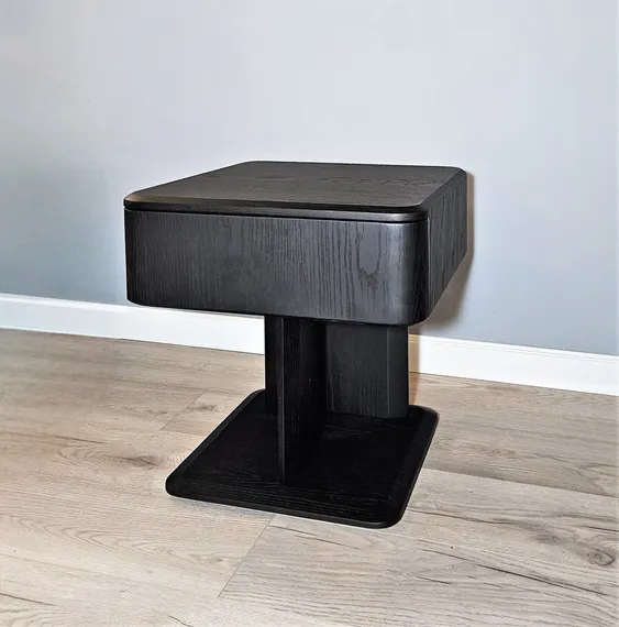 Тумба прикроватная 4617, черная