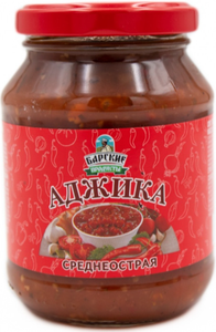 АДЖИКА БАРСКИЕ ПРОДУКТЫ СРЕДНЕОСТРАЯ 250ГР