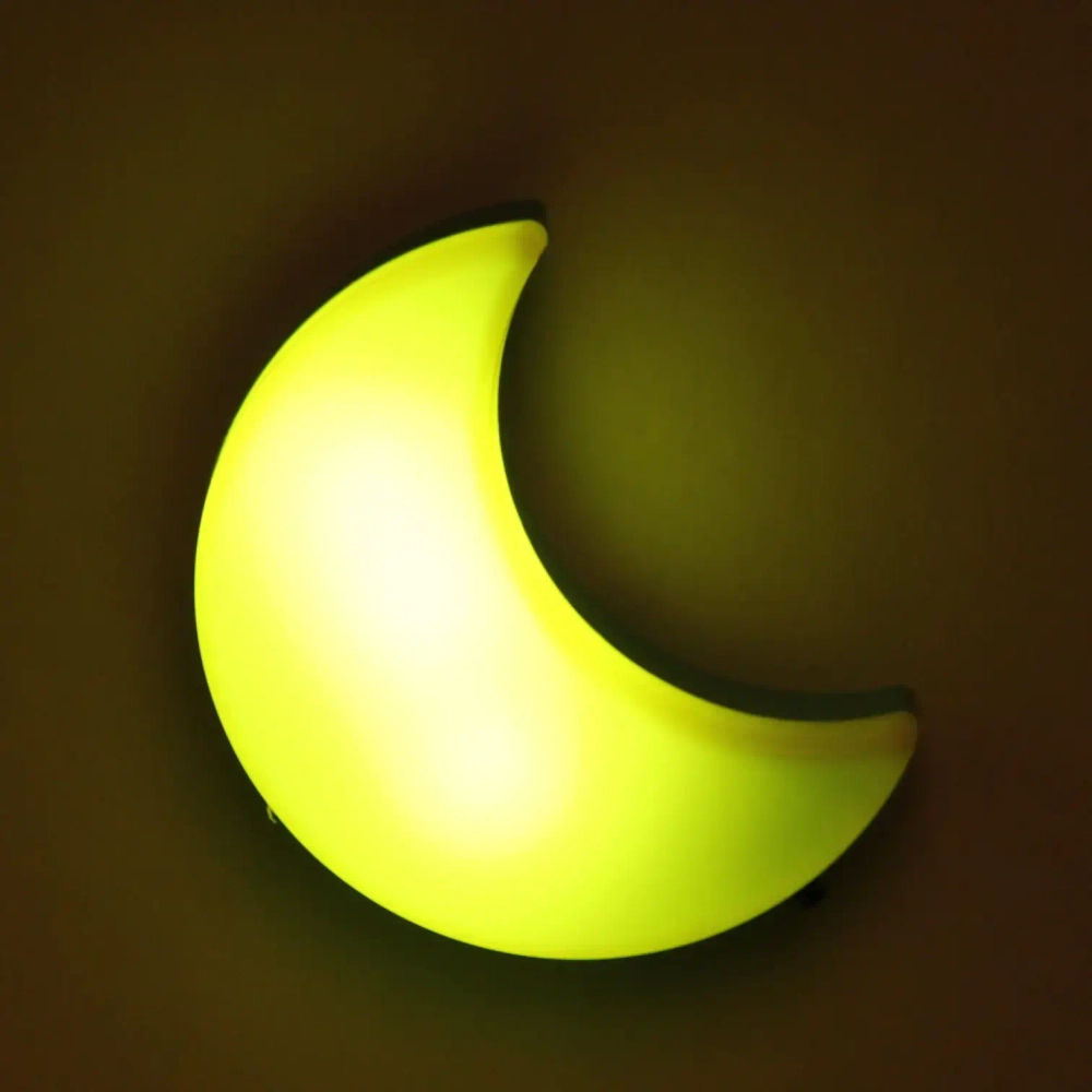 Ночник-светильник «Месяц» 8,5*4см 4LED 2W 220V, Желтый