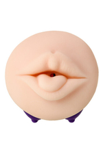 Двусторонний мастурбатор (вагина+ротик) YARA (Цвет: телесный с фиолетовым)