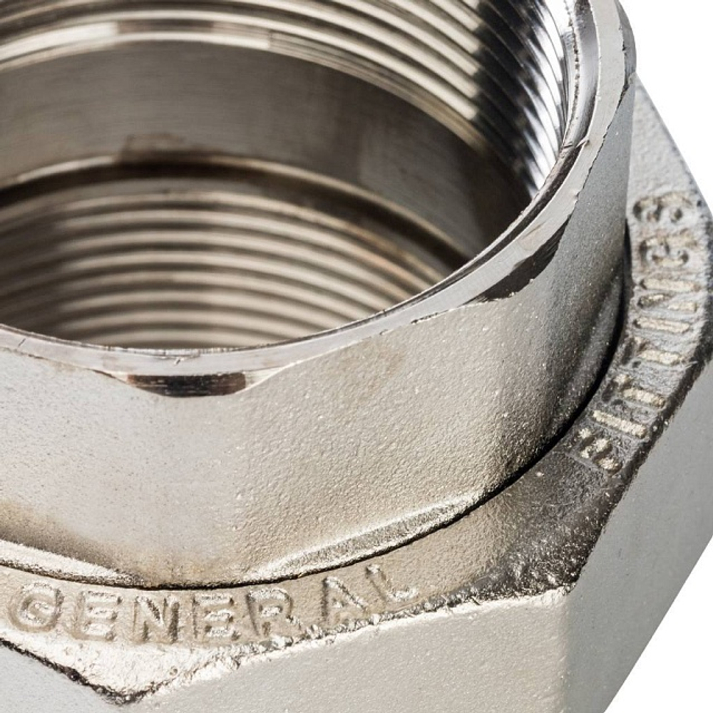 Соединение быстроразъемое (американка) STOUT SFT 0034 - 2" (ВР/ВР, латунь никелированная, металл по металлу)