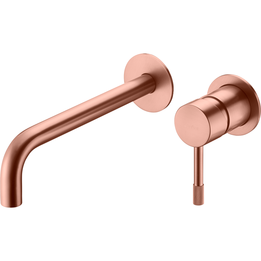 Смеситель для раковины Boheme Uno 465-CB С ВНУТРЕННЕЙ ЧАСТЬЮ Copper Brushed