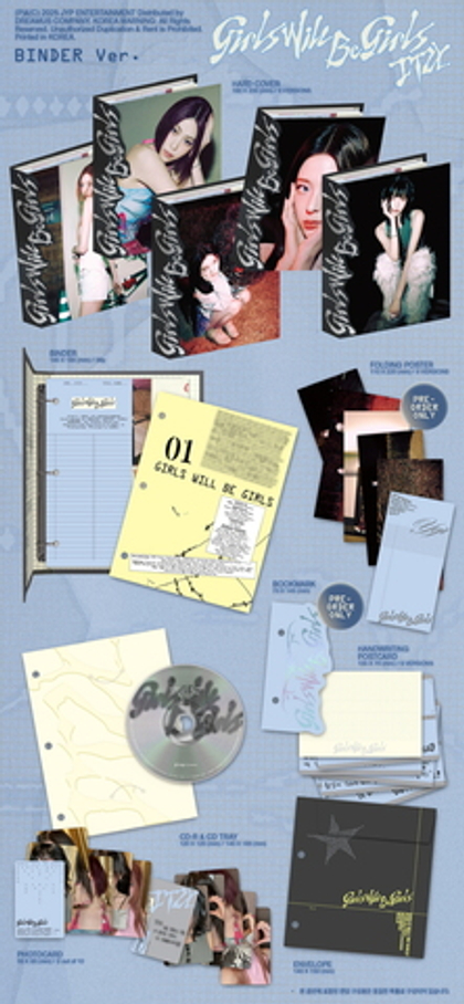 Альбом ITZY - Girls Will Be Girls (Binder Ver.)