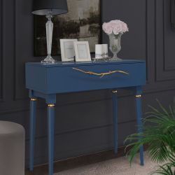 Консоль Арт Колор matte Классик Голд Королевский синий матовый