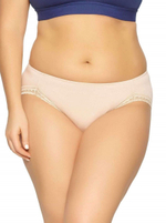 Трусики с высоким вырезом по линии бедер (Размер: L) (Цвет: сиреневый)