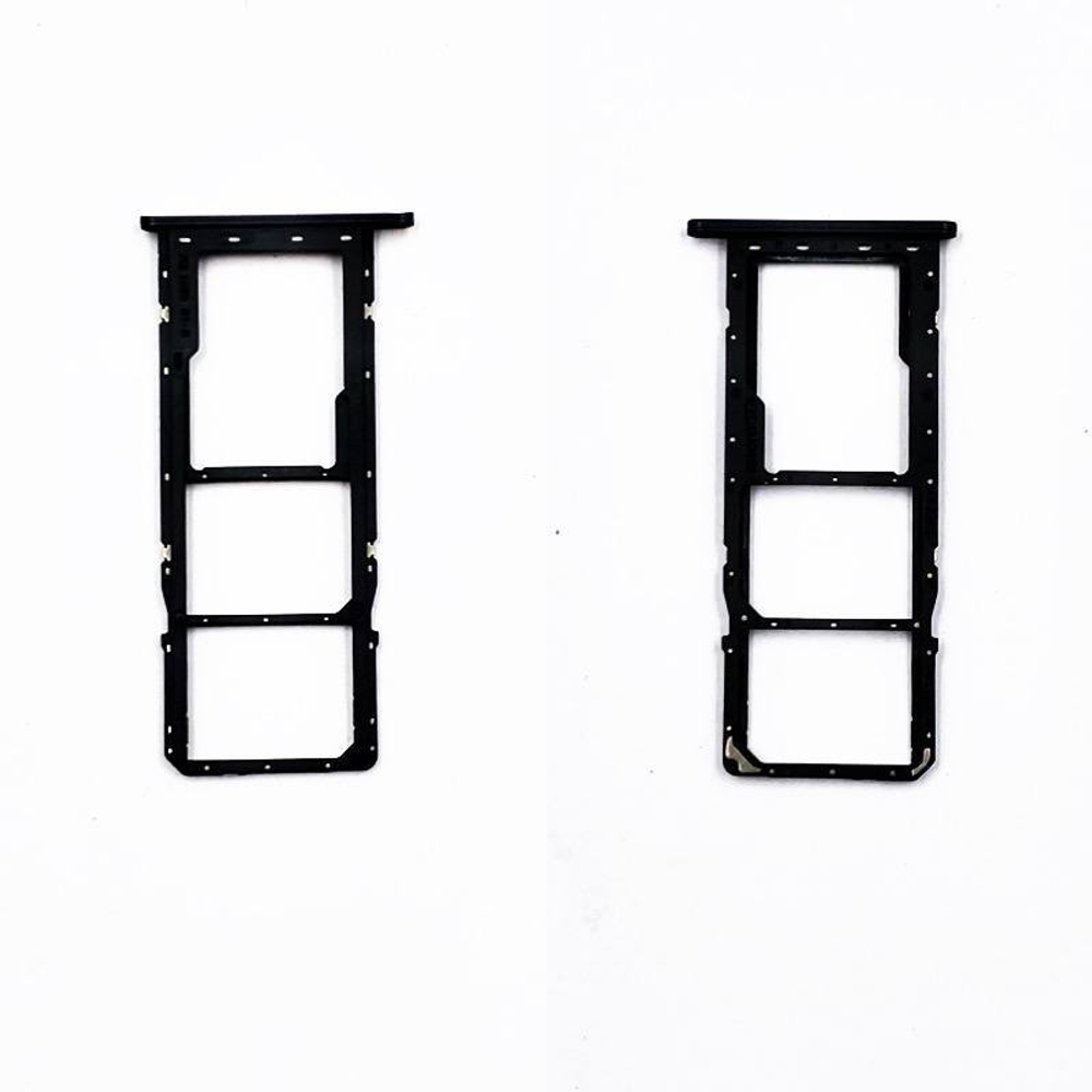 Контейнер SIM для Samsung A015F/M015F (A01/M01) Черный