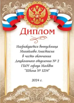 Дипломы, благодарности