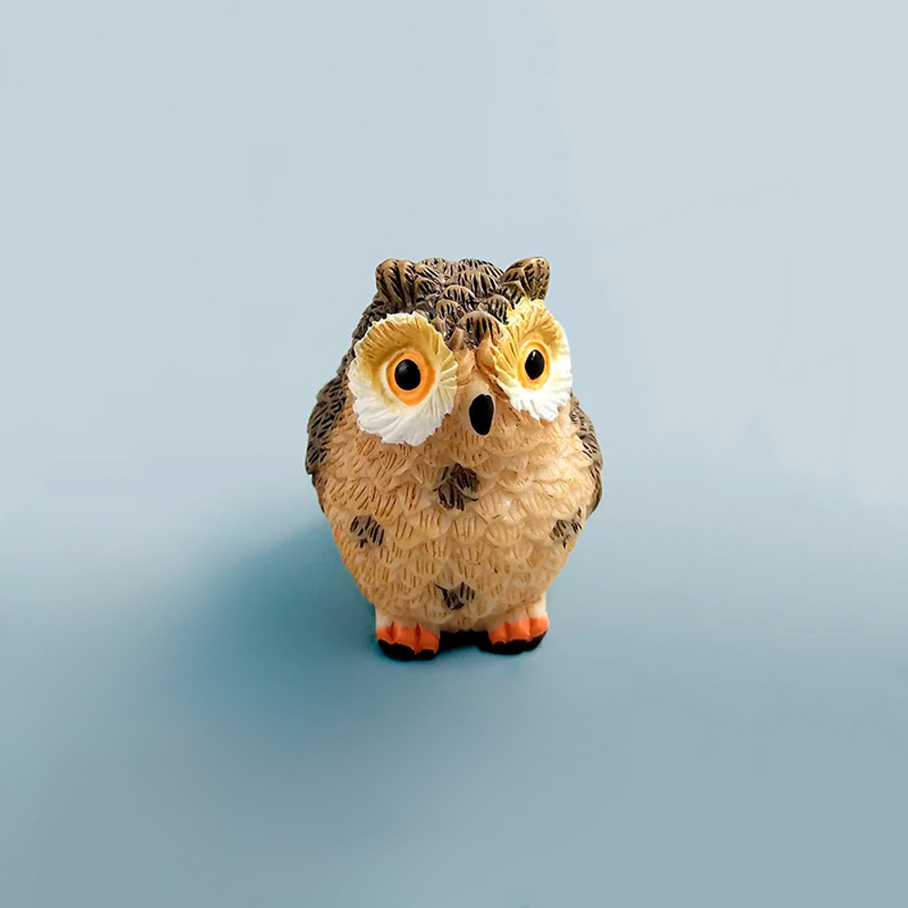 Фигурка "Совёнок Темно-коричневый"