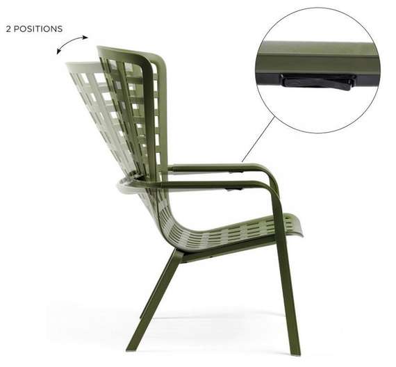 Пластиковое кресло Folio белое