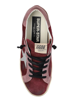 Женские кеды Golden Goose Super-Star sneakers Bordo