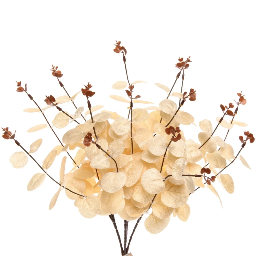 Искусственные цветы «FLOWERS MAGIC» 50см Эвкалипт кремовый