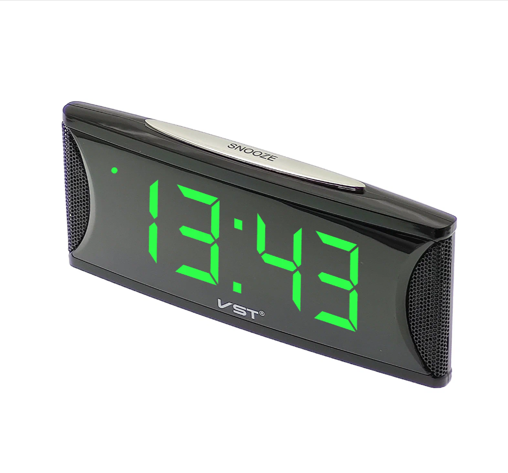 Часы VST-719-4 зеленое свечение