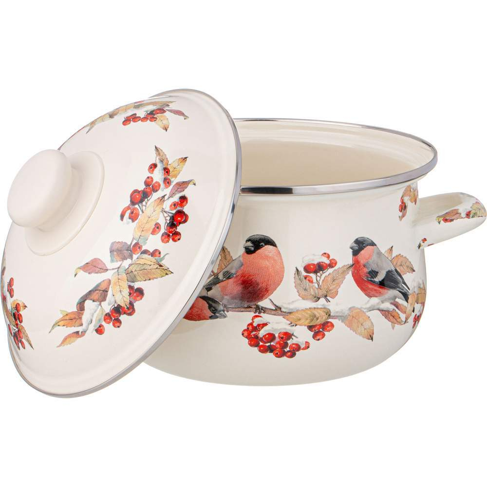 Кастрюля 2л "Снегири"