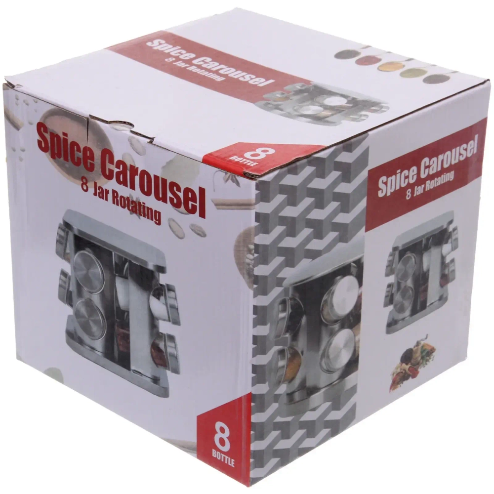 Набор для специй на подставке «SHEF» 8шт