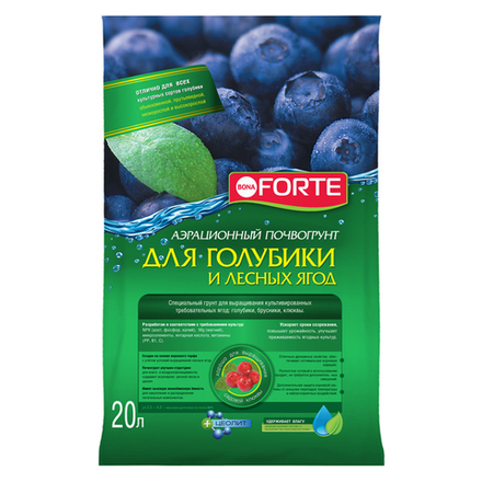 Грунт Bona Forte для голубики и лесных ягод, 20 л
