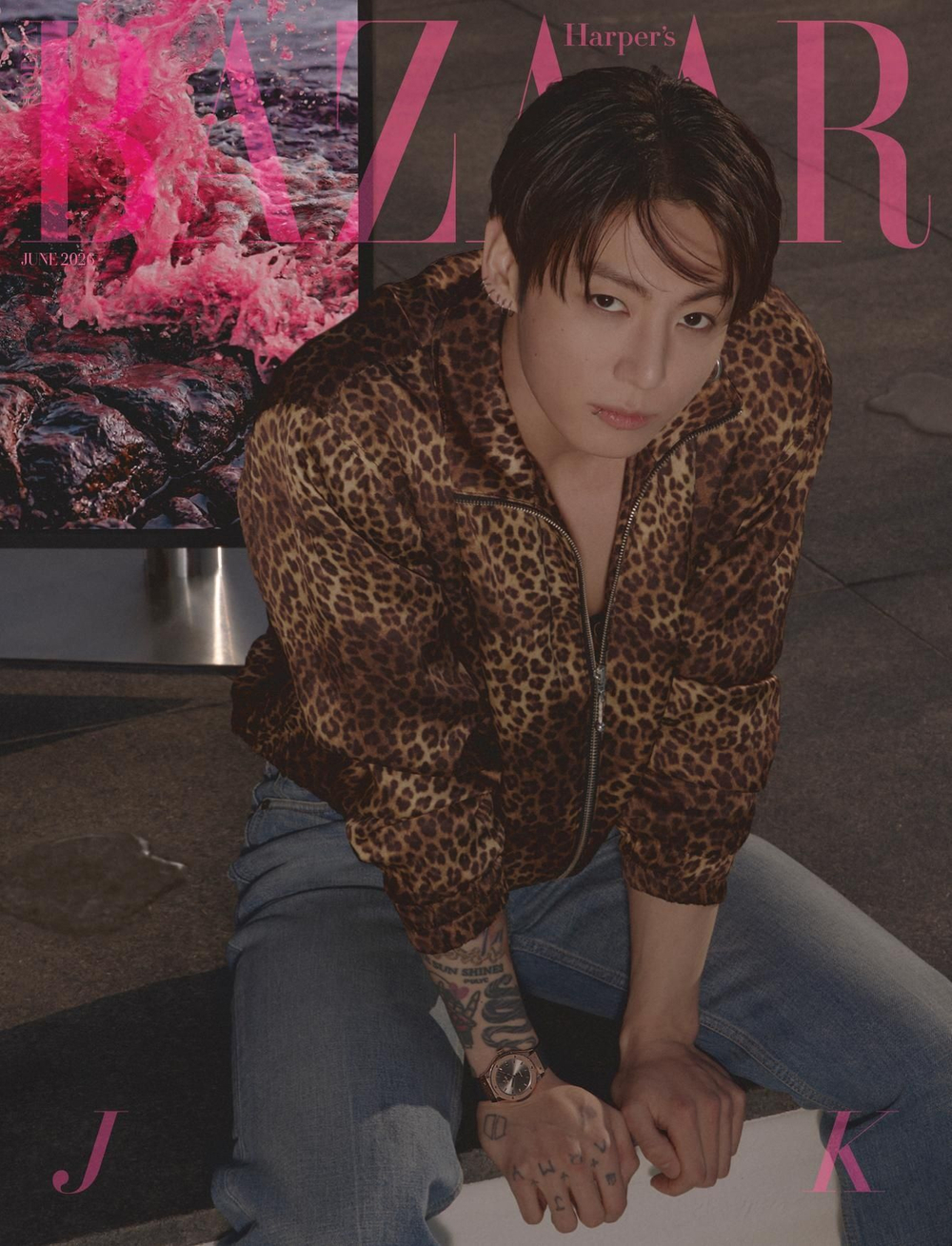 (ПРЕДЗАКАЗ) публикация BAZAAR - 2026.06 JUNG KOOK G (A F) Type
