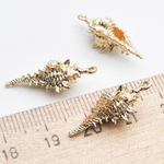 Подвеска Ракушка, цвет золото, размер 22*9 мм, цена за 1 шт